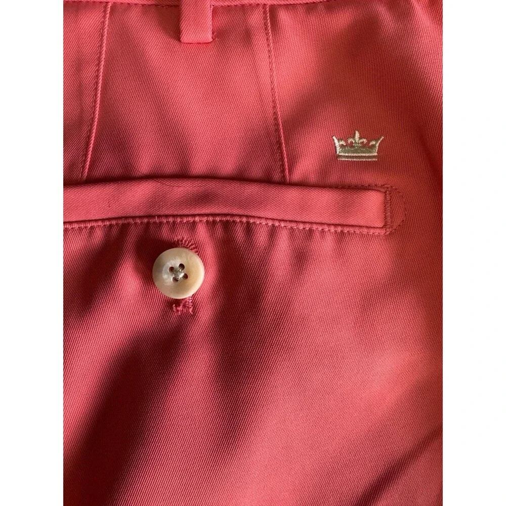 Peter Millar Shorts Mens 40 Pink Performance Shorts Wicking Stretch Golf